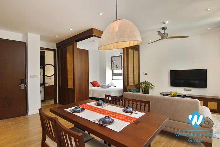 Serviced apartment for rent in Hoan Kiem District, absolutely quiet area